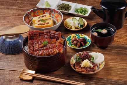 名古屋名物ひつまぶし<特上>を堪能!全5品【5000円(税込)御膳】