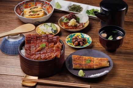 Enjoy the Nagoya specialty Hitsumabushi (special)! 6 dishes total [6000 yen (tax included) set meal]