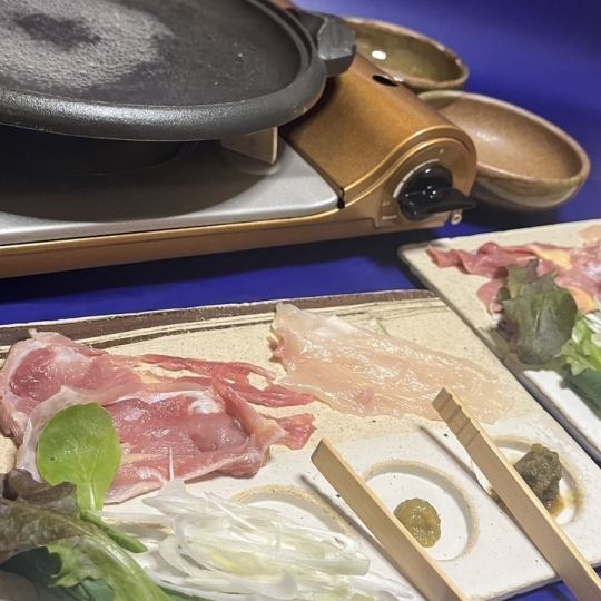 初夏から夏限定！色々な焼き方が楽しめる【焼きしゃぶコース8000円】
