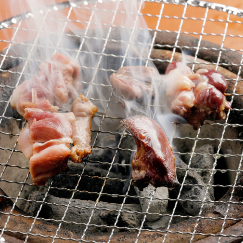 色々な焼き方が楽しめる【地鶏焼肉コース8000円】(焼きしゃぶ)