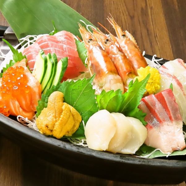 [Fish Fish Deficit Famous Part 1] Caught in the morning and sent directly from the market ~Assorted fresh fish sashimi~