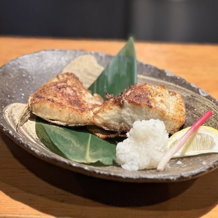 本日のカマ塩焼き