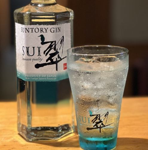 翠ジンソーダ