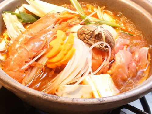 Seafood Jjigae pot for one person