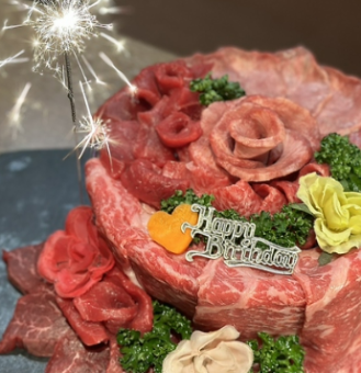 For anniversaries and other special occasions! [Meat Cake] From 7,700 yen (tax included)