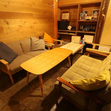 Sofa seats are also available! Please make a reservation by phone.Ideal for scenes where you want to spend a relaxing time such as girls-only gatherings ♪