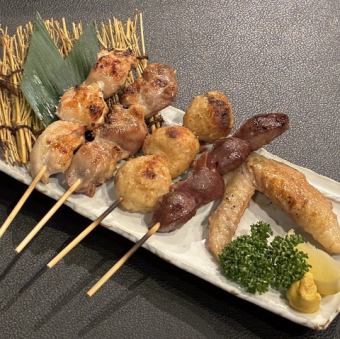 にいがた地鶏入り串焼き5本セット