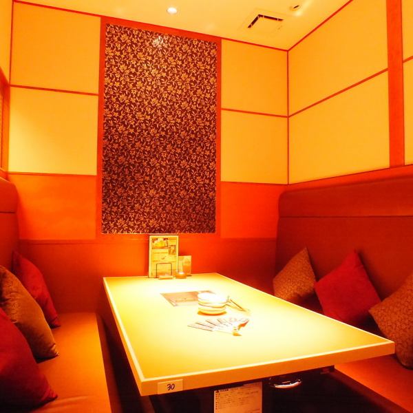 [Private room] We offer a private space in a calm atmosphere.Semi-private room specifications ideal for small groups.Recommended when you want to eat yakiniku slowly.Please have a good time.However, reservations for private rooms are limited to 7 to 10 people.