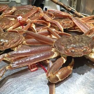 【鸟取县境港市】松叶蟹套餐（每人一只螃蟹，11月至次年3月下旬）38,800日元 - 58,800日元（含税）8道菜