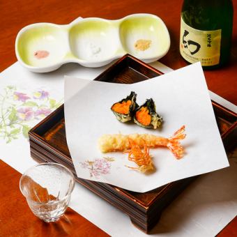 [Tempura Course Kaede] 5 dishes total 4000 yen (tax included)