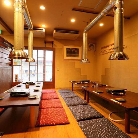 A private room with sunken kotatsu that can be used by 4 to 6 people♪