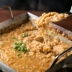 [Finishing dish] Cheese risotto