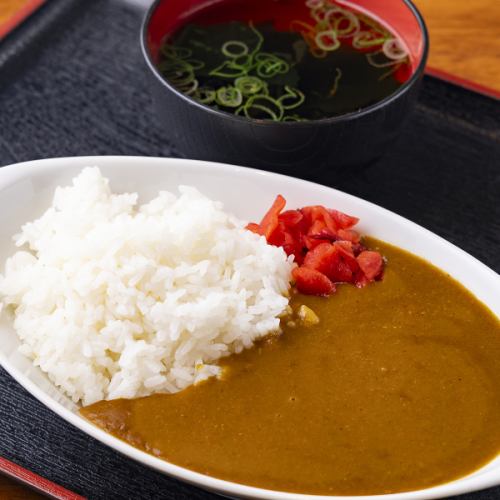 カレーライス定食