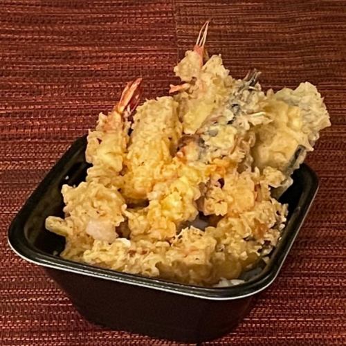 3 Kinds of Shrimp Tendon Bento