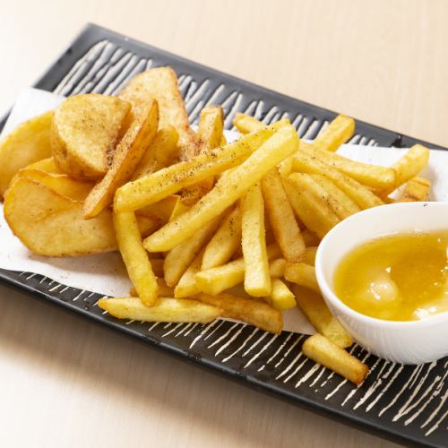 French fries with honey butter