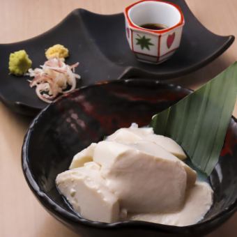 自家製おぼろ豆腐