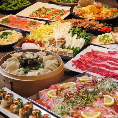 飲放付きコースは【7品3,000円～】ご用意しております！平日限定で2H飲放→3H延長のクーポンもございます♪