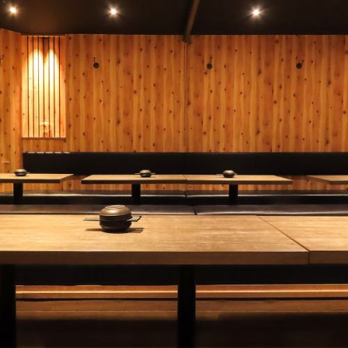 掘りごたつ席も完備★[長崎/居酒屋/土間土間/飲み放題/単品飲み放題/宴会/女子会/思案橋/焼き鳥/二次会/肉/魚/長崎駅]