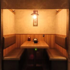 個室席は人との距離を気にしなくても大丈夫な空間[長崎/居酒屋/土間土間/飲み放題/単品飲み放題/宴会/女子会/思案橋/焼き鳥/二次会/肉/魚/長崎駅]