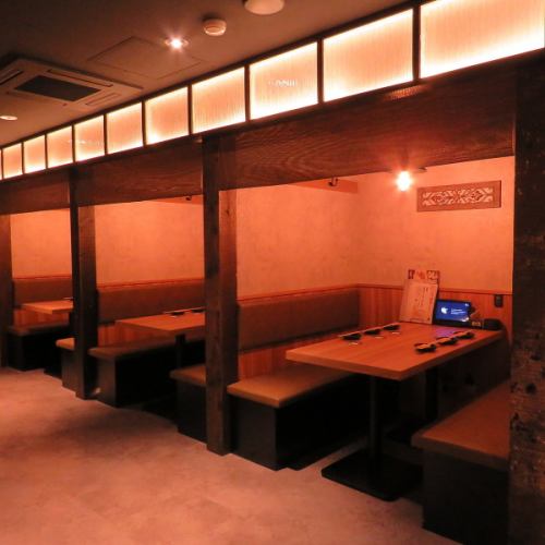 We also have comfortable private rooms available. We can also accommodate parties in private rooms. We can accommodate 6 to 12 people.[Nagasaki/Izakaya/Doma Doma/All-you-can-drink/All-you-can-drink/Banquet/Girls' Night Out/Shianbashi/Yakitori/After-party/Meat/Fish/Nagasaki Station]