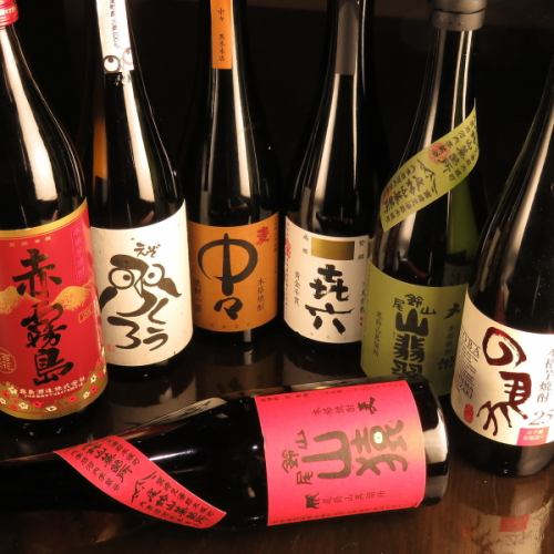 地酒・本格焼酎が豊富◎