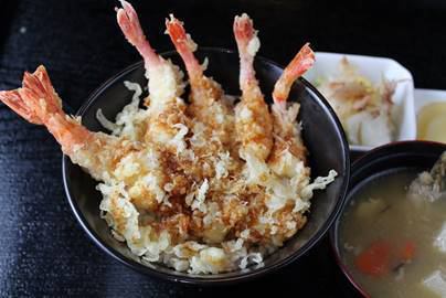 天丼と手打ち蕎麦