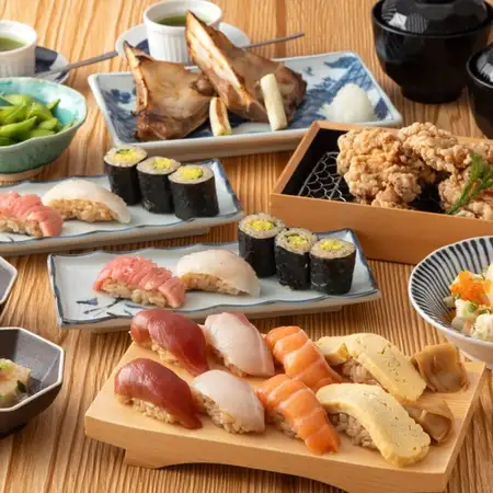【あかつきプラスコース】 全9品 2時間飲み放題付き 4950円⇒4500円（税込）