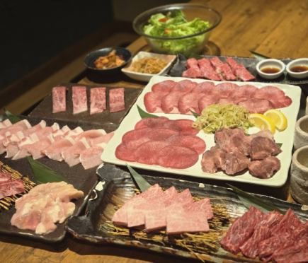創作肉、炙り握りも楽しめる【肉プレミアムコース※お料理のみ】全15品 4500円