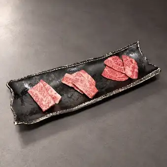カルビ食べ比べ三種盛り