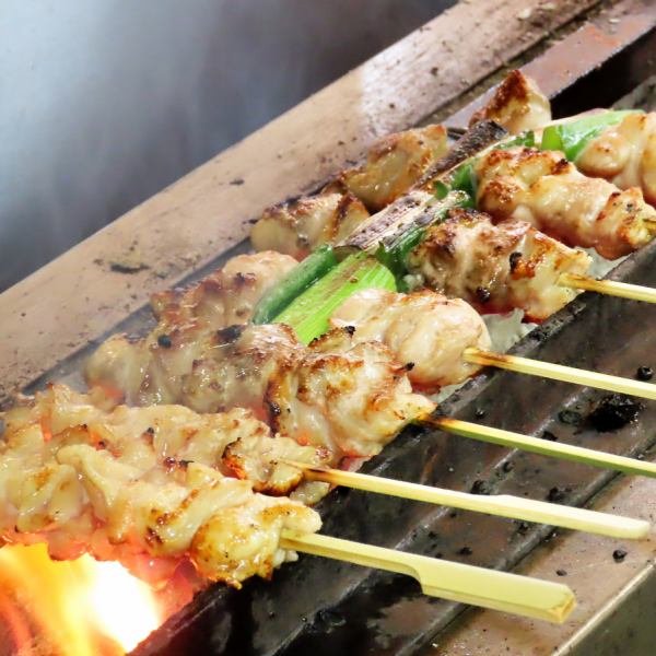 【炭火焼き鳥(国産鳥使用)】オモウツボ盛り 6本盛り