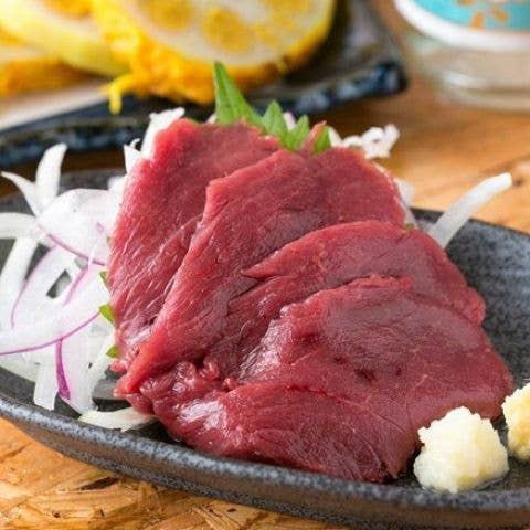 Perfect for women ☆ Fresh horse meat dishes