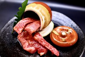 切り落とし肉の壺漬け