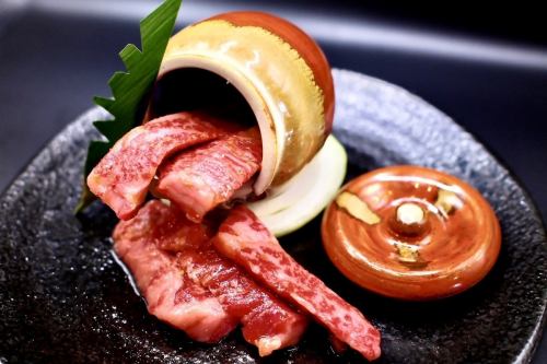 切り落とし肉の壺漬け