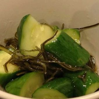 きゅうり塩昆布和え