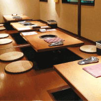 全席掘りごたつで最大50名様までご宴会可能！