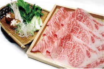 【2.5時間飲み放題付き】牛炊きしゃぶしゃぶorすき焼き 近江牛「特選ロース」コース10800円