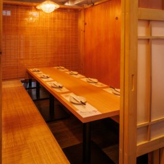 The restaurant has a calm, mature atmosphere and can accommodate medium-sized banquets in private rooms! Perfect for a variety of occasions in Ebisu!