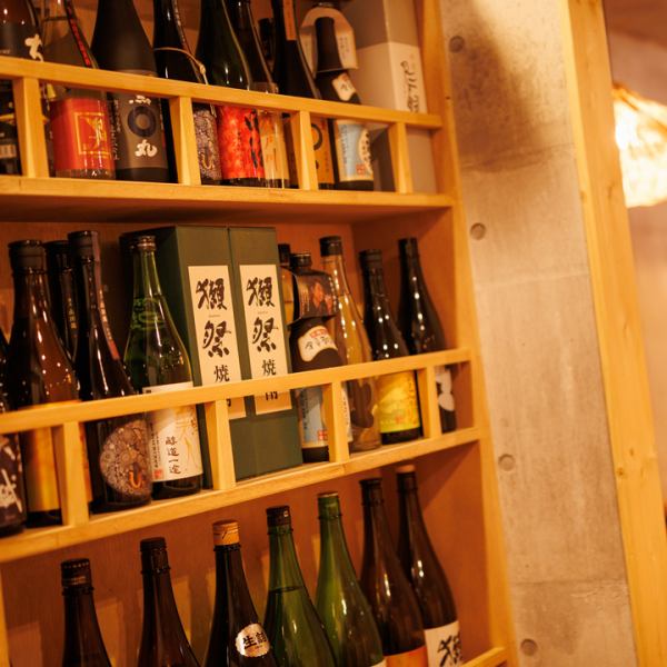 We also have a wide selection of local sake brands from all over the country!