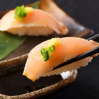 《牡丹コース》名物鶏すし・お刺身3点盛り・明太子だし巻きなど!全8品 2.5H飲み放題付 4000円