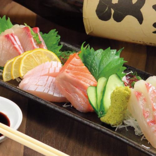 All courses include [sashimi]!