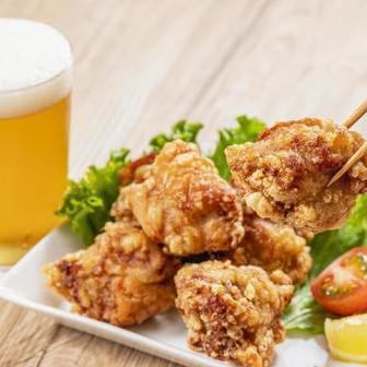 【日～木限定で超お得◎唐揚げ90分食べ放題！】90分飲み放題付☆カルパッチョ等　3,480円コース