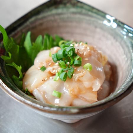 Octopus with yuzu sesame and ponzu sauce