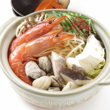 Seafood chige hotpot