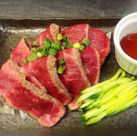 Seared beef thigh