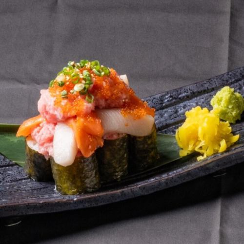 海鮮たくあん焼き