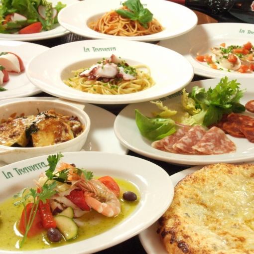 享用主菜肉类！套餐包含戈贡佐拉披萨。2 小时畅饮，11 道菜品，5,500 日元（含税）。