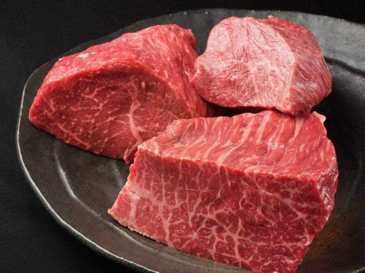 저희 가게의 「미야기 한방 와규」는 쇠고기 본래의 맛을 맛볼 수 있습니다.