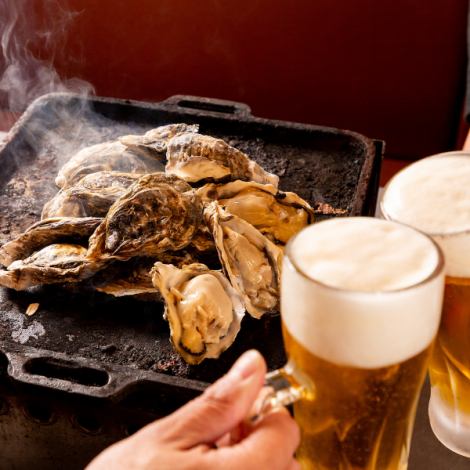 介紹無限暢吃暢飲計畫！ [生牡蠣、烤牡蠣和牡蠣飯無限量暢吃]超滿足的發燒套餐！ ！