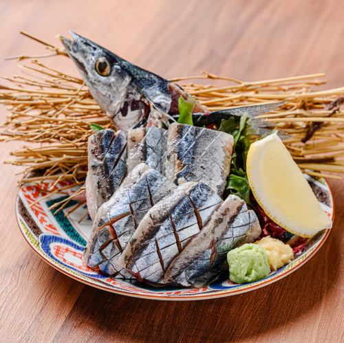 今が旬！秋刀魚の刺身（数量限定）