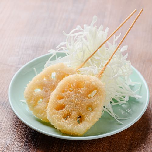 レンコン串カツ
